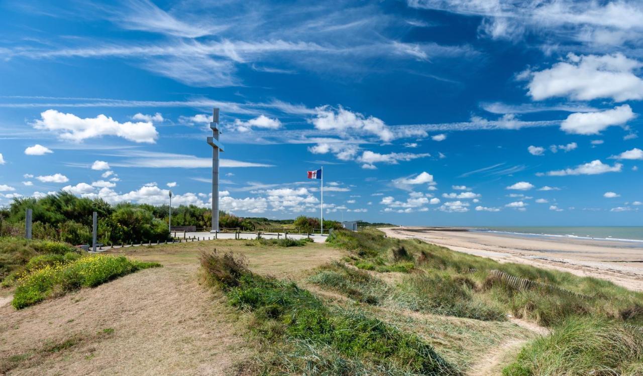 La Courette, Maison Avec Cour Proche Plage Graye-sur-Mer Exterior foto